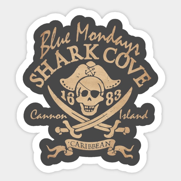 Blue Mondays Sticker by ZombieNinjas